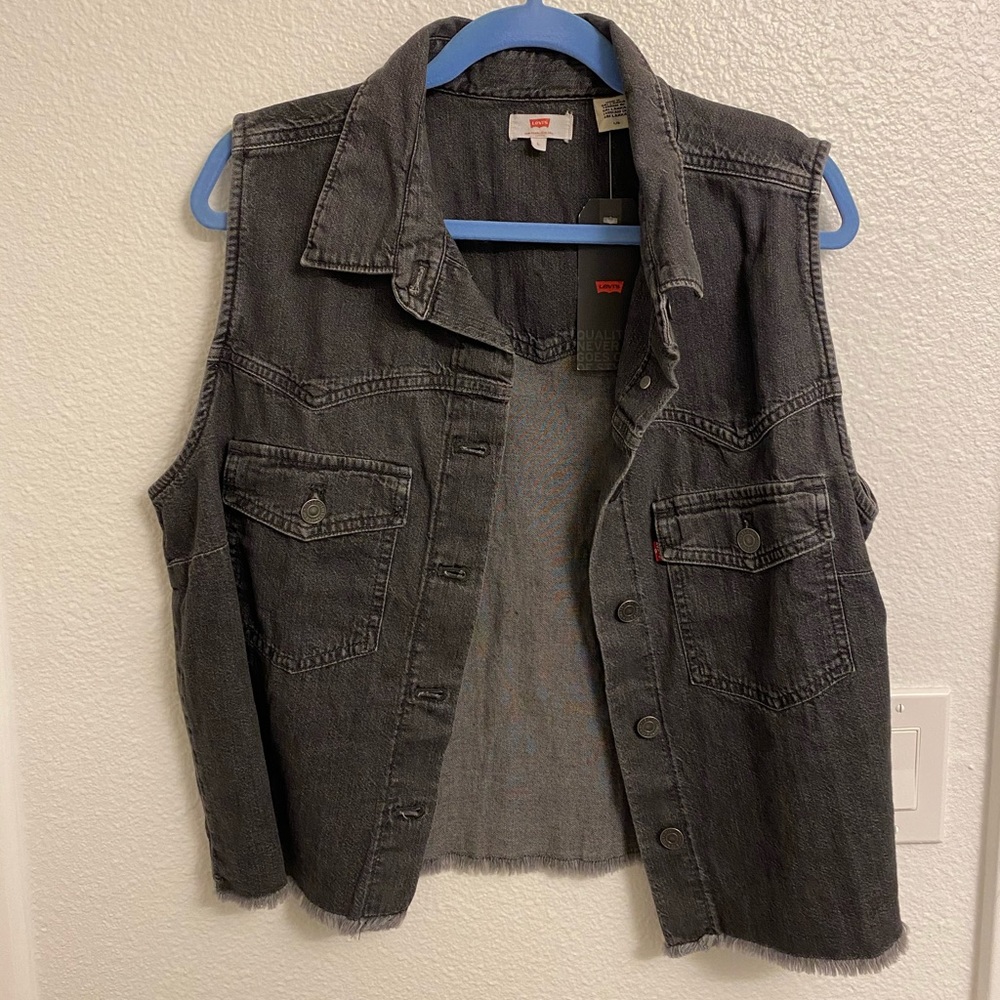 Levi’s Black Denim Vest